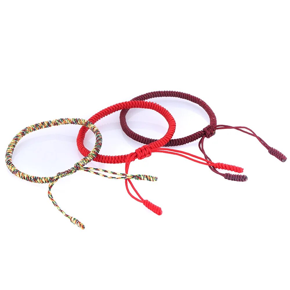 Red String Buddha Bracelet