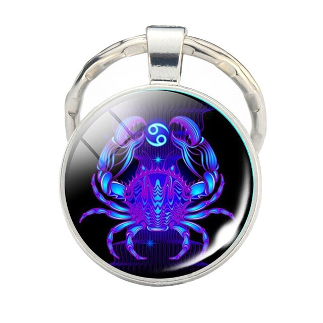 Cancer Star Sign Key Rings Cancer Spirit Keychain – Spirilet