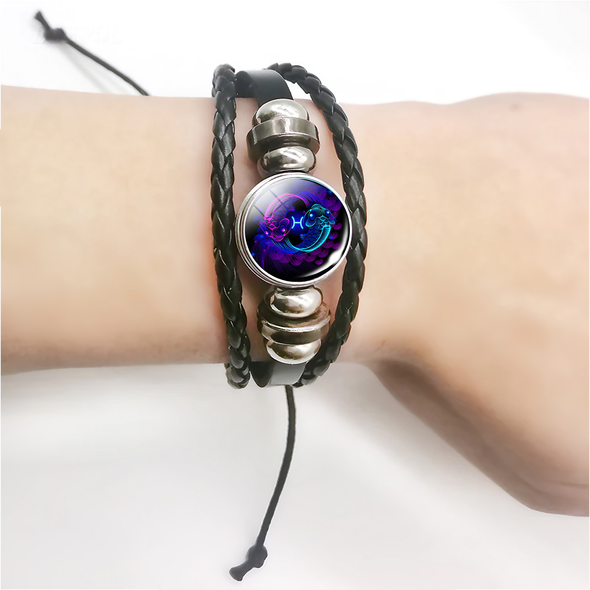 Pisces 2025 leather bracelet